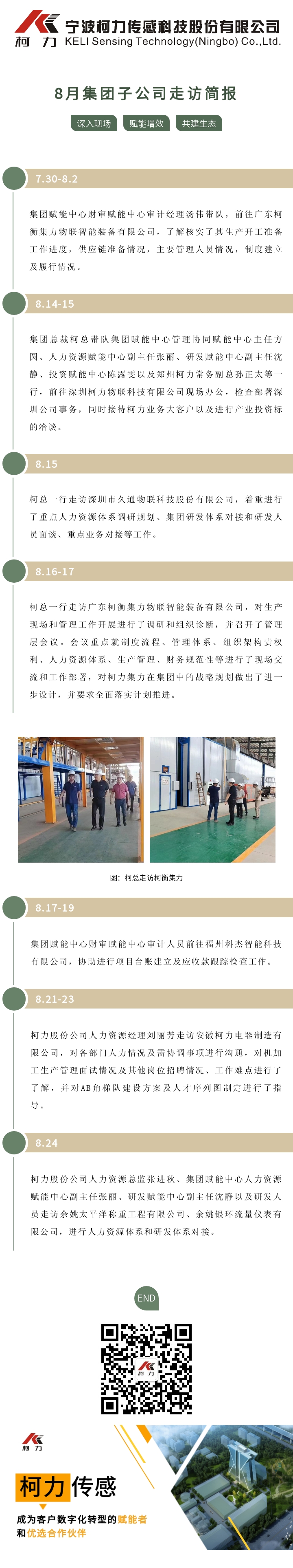 8月集團(tuán)子公司走訪簡(jiǎn)訊